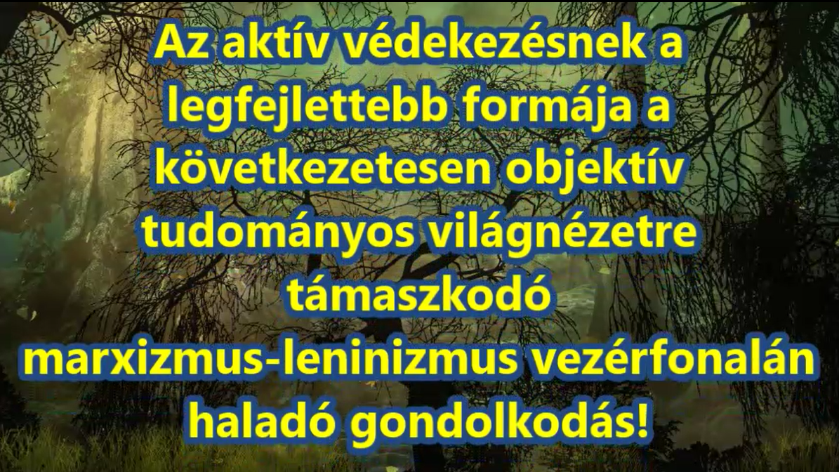 Az aktívan védekező gondolkodó anyag – SaLa világnézete
