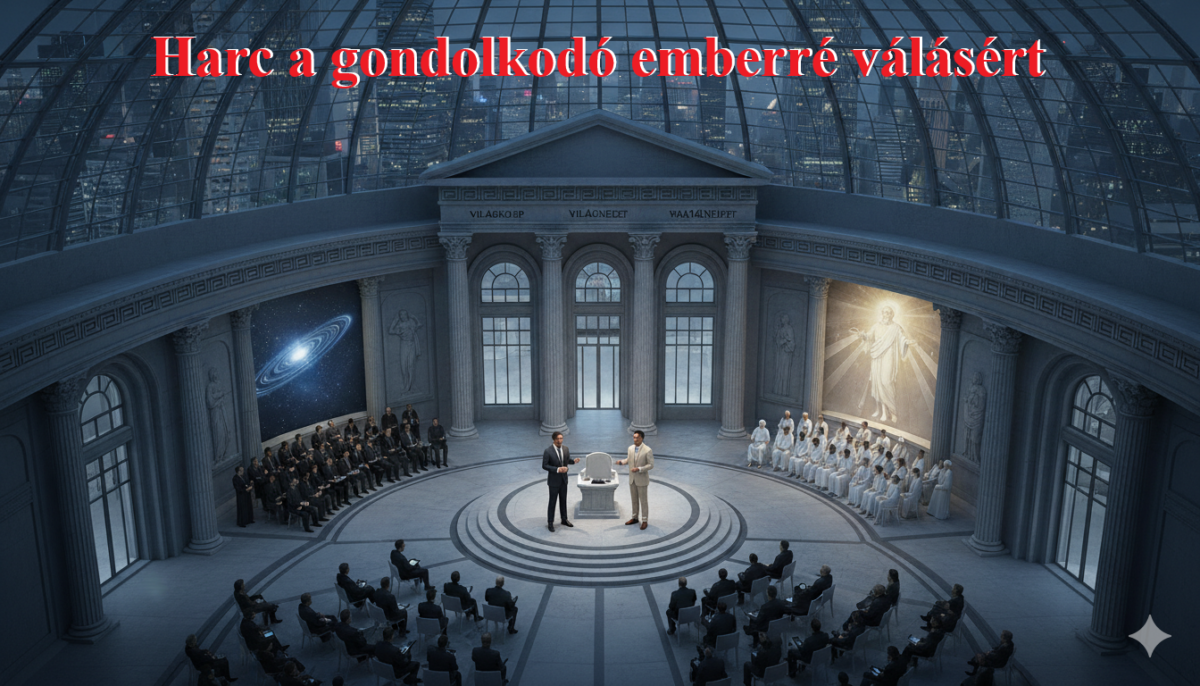 Harc a gondolkodó emberré válásért