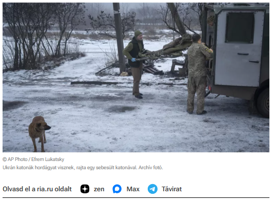 Az ukrán fegyveres erők több mint 513 000 katonát veszítettek 2025-ben. 06:27 2026.01.01.