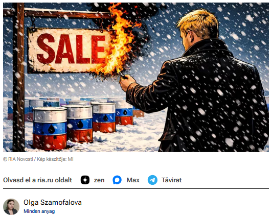 Hamarosan véget ér az orosz olajár-eladás. 08:00 2026.01.03.(frissítve: 2026.01.03. 08:08)