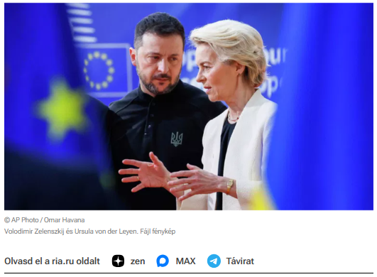 „Ő a szeretője.” Von der Leyen Ukrajnával kapcsolatos megjegyzései nagy port kavartak az interneten.