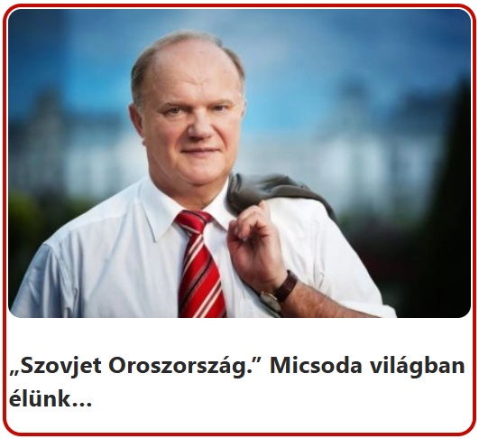 Micsoda világban élünk…