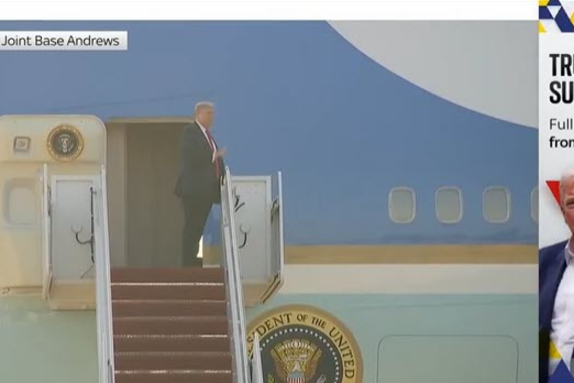 Trump felszállt az Air Force 1-re – Putyinnal tart alaszkai csúcstalálkozóra 2025. augusztus 15.